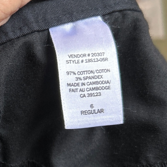 Like New - Northern Reflections Town - Cotton Pants Size 6 - Picture 6 of 6